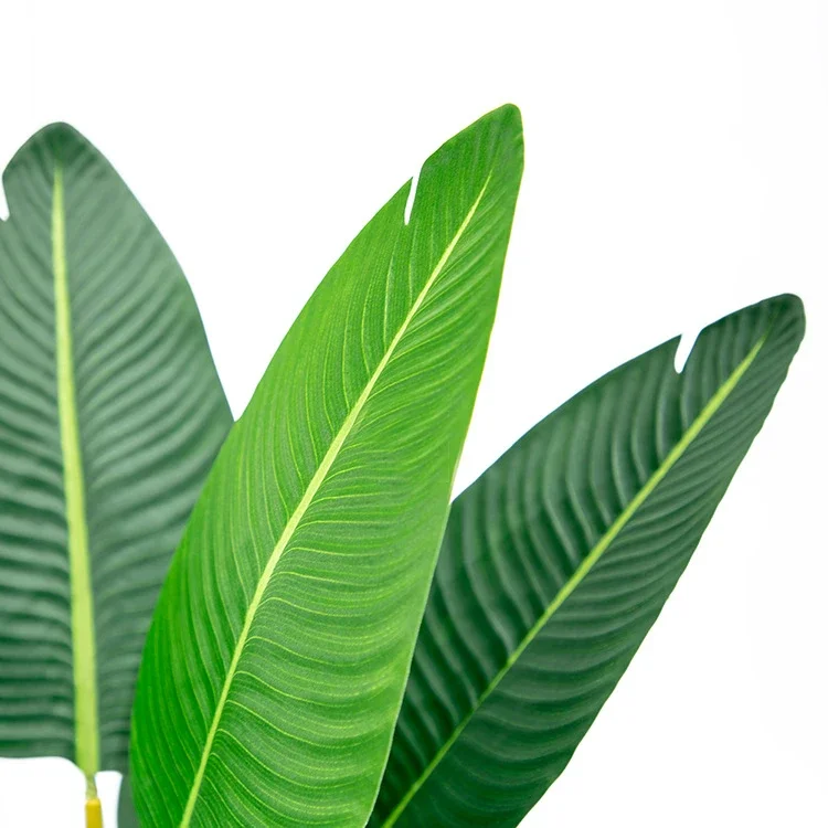 80CM 6 Leaves Artificial Slik Traveller\'s Tree High Quantity Family Garden Party Decorative Fake Plants Tree Without Pot