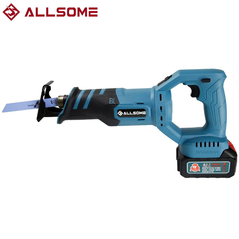 

Allsome 21V Reciprocating Saw Wood And Metal Cutting Machine Electric Saw,Brushless