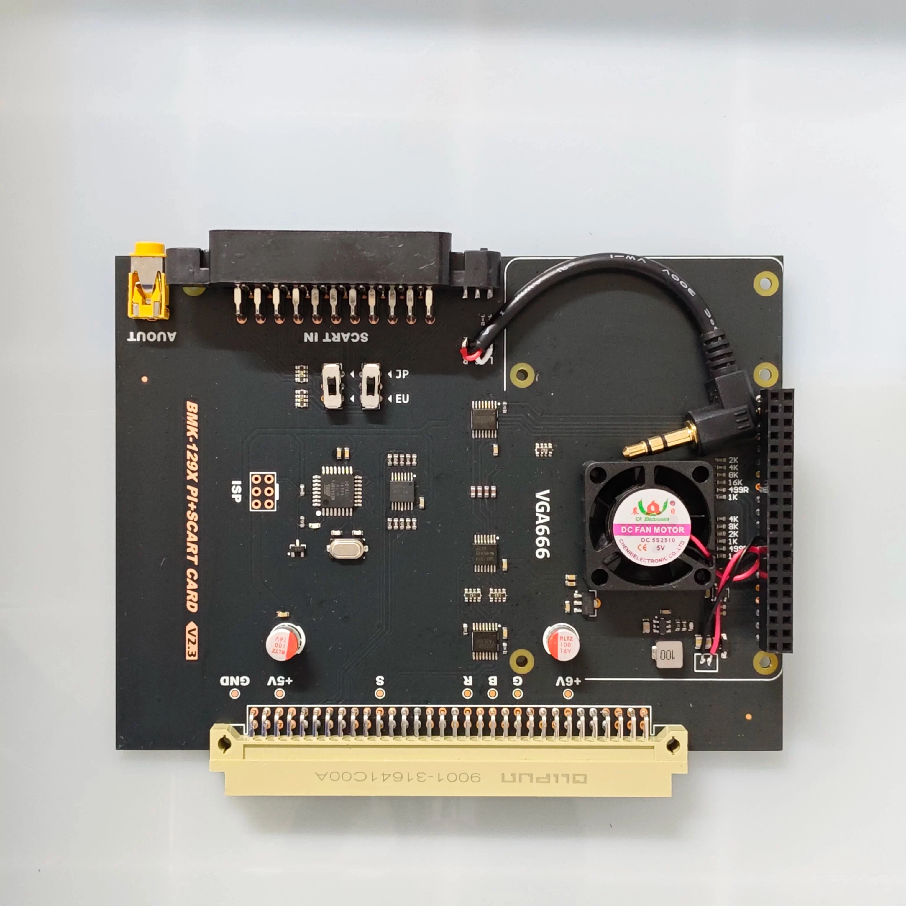 BKM-129X RGBS SCART Input Card for PVM BKM-129X - Raspberry Pi Low Resolution Direct Plug - Auto Switching - Audio Sync