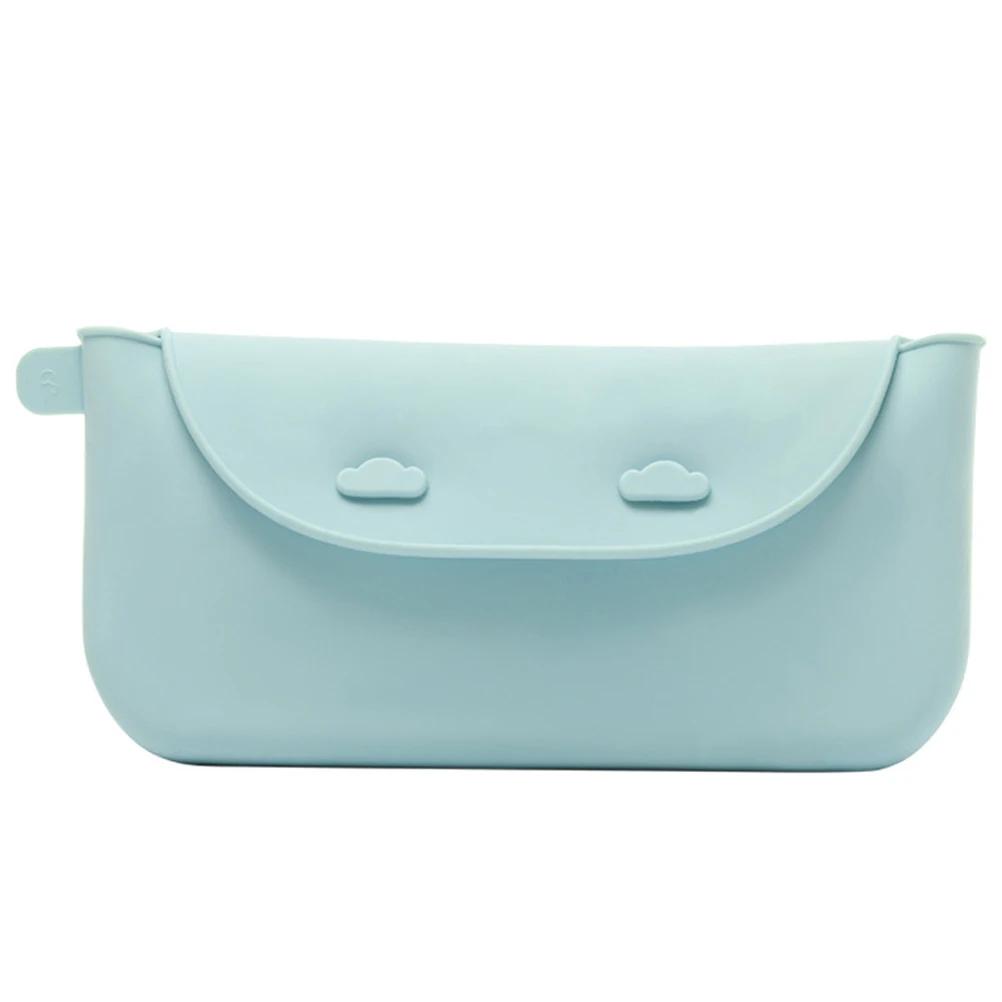 

Toddler Tableware Cases Cutlery Storage Bag Holder Silicone Bags Dishes ganizer Portable Eco Friendly Travel