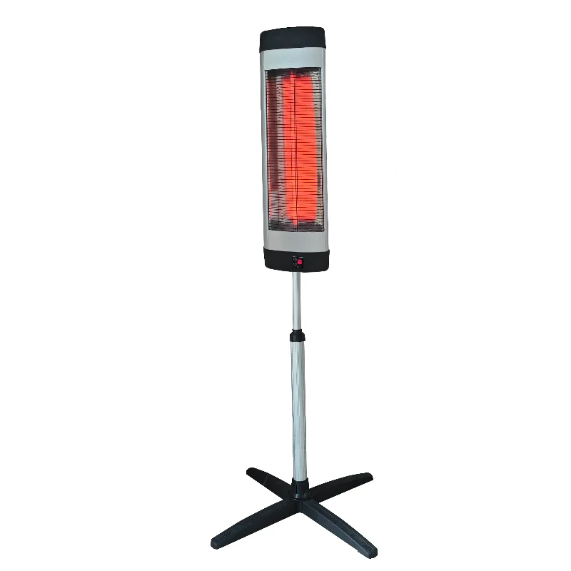 Hot Sale Portable 1300-2200 Watt Outdoor Electric Infrared Heater with Adjustable Thermostat Remote Control Overheat Protection