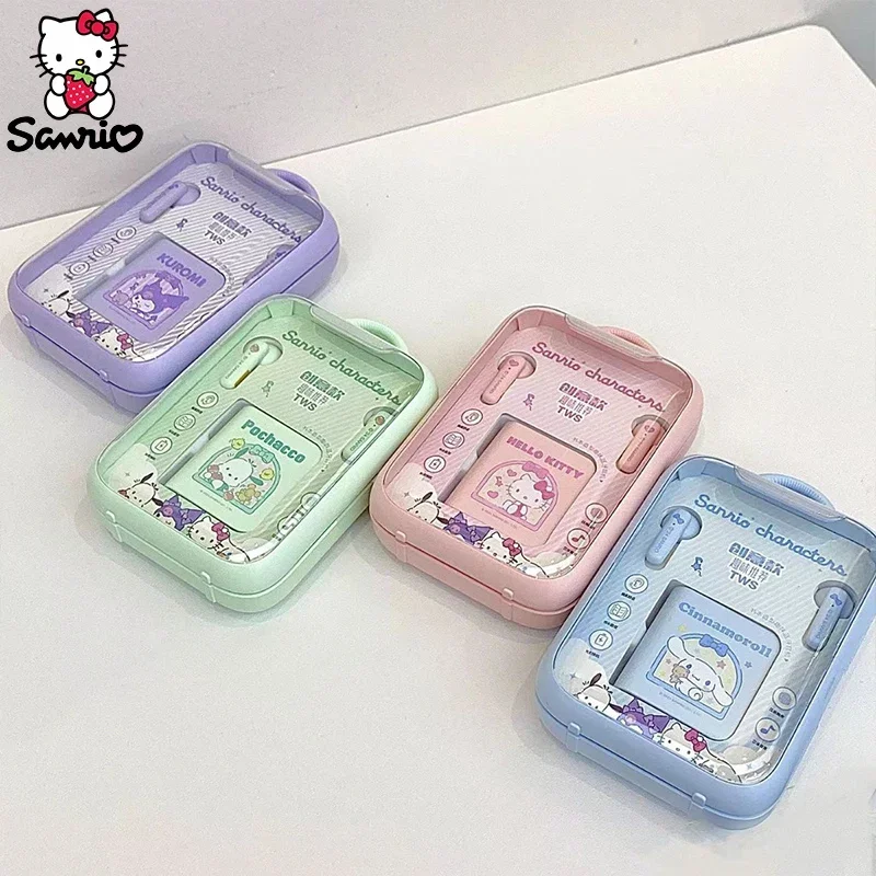 Sanrio EJ-770 Hello Kitty Bluetooth Earbuds Kuromi Cinnamoroll Wireless Earphones Sport Noise Reduction Touch Control Headphones