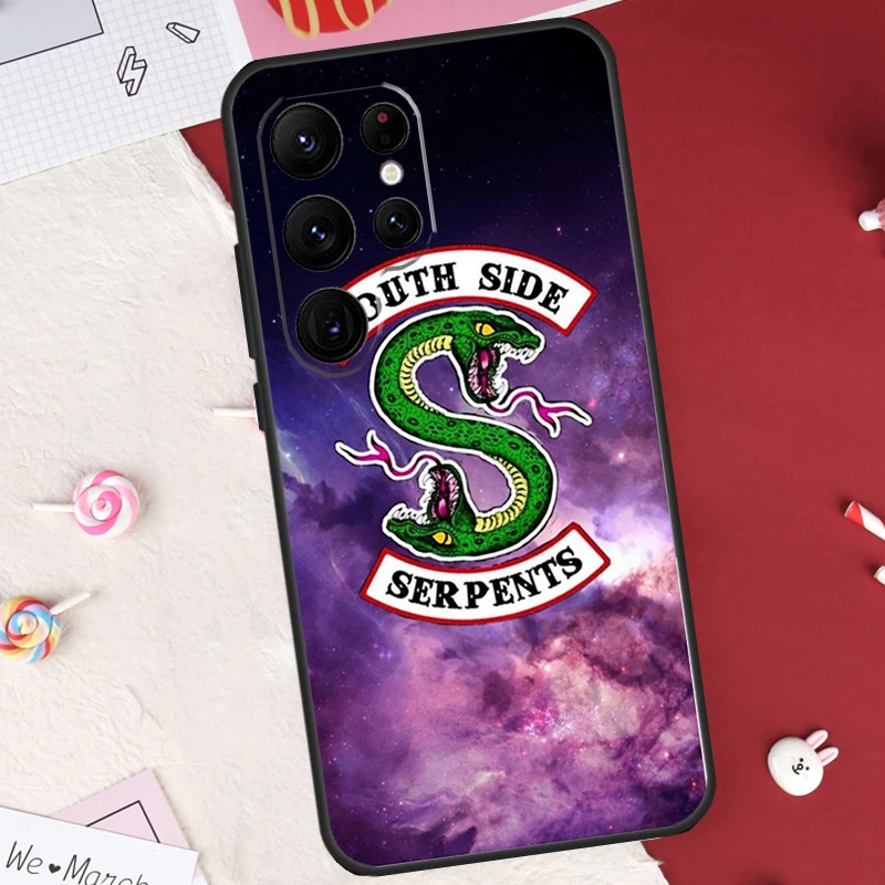 الجانب الجنوبي الثعابين ريفرديل حافظة لهاتف سامسونج جالاكسي S25 FE S23 FE S20 S21 S22 S24 S25 Ultra S9 S10 S25 Plus غطاء شل #6