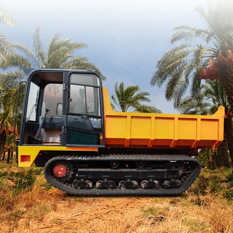 10 Tons Self-Loading Tracked Carrier Crawler Dumper For Mud Road,Swamp,Snow Slopes And Other Special