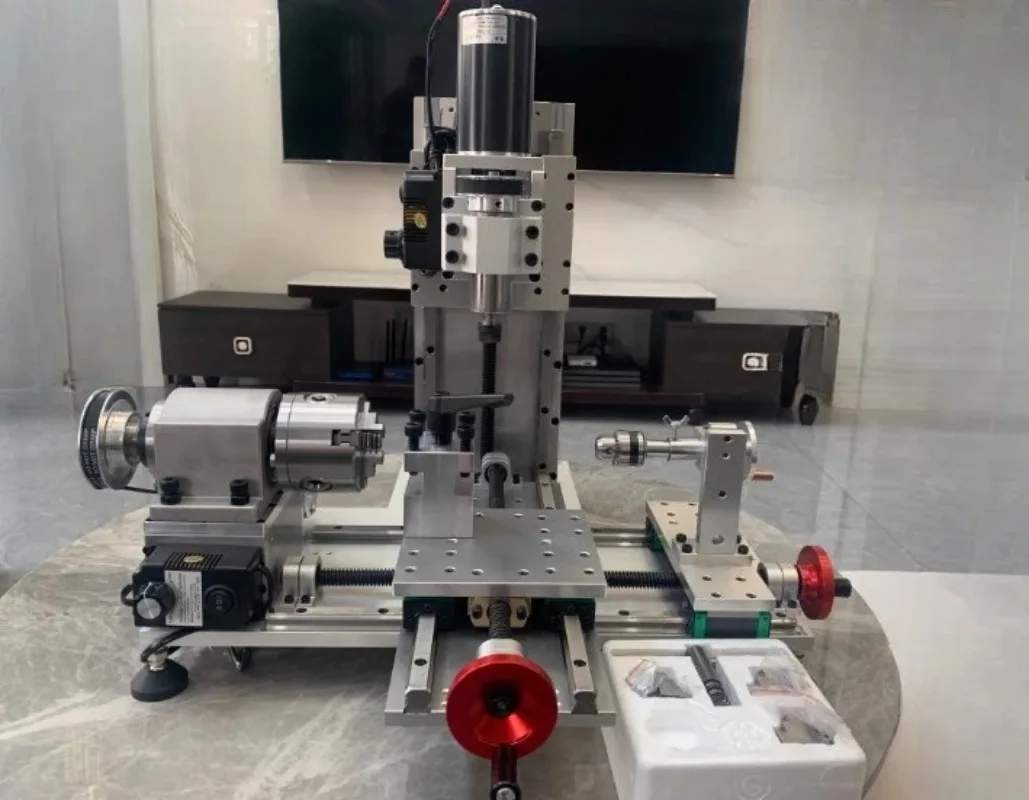 DIY Turning, Milling and Drilling Machine, Household Type Lathe, Milling Machine Drilling
