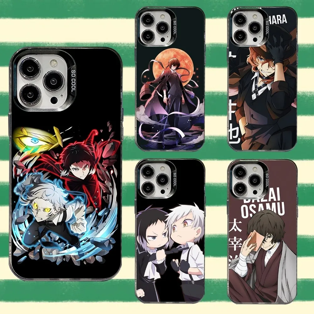 

Anime Bungo Stray Dogs Dazai Phone Case For iPhone 16,15,14,13,12,11,8,7,Pro,Max,Plus,Mini,XS,SE Anti Fall Black Matte Hard