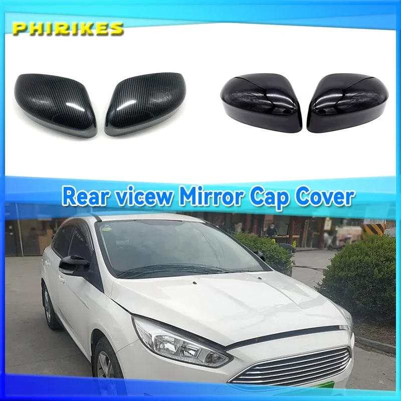 

Rearview Mirror Cover Cap Carbon Fiber / Black for Ford Focus MK2 MK3 ,for Mondeo mk4 Facelift Estate 2010-2014