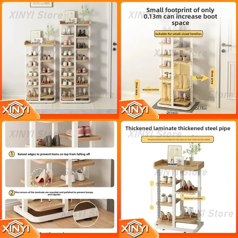 Customized Service Affordable Multi-layer Dustproof Shoe Cabinet for Indoor Shoe Rack