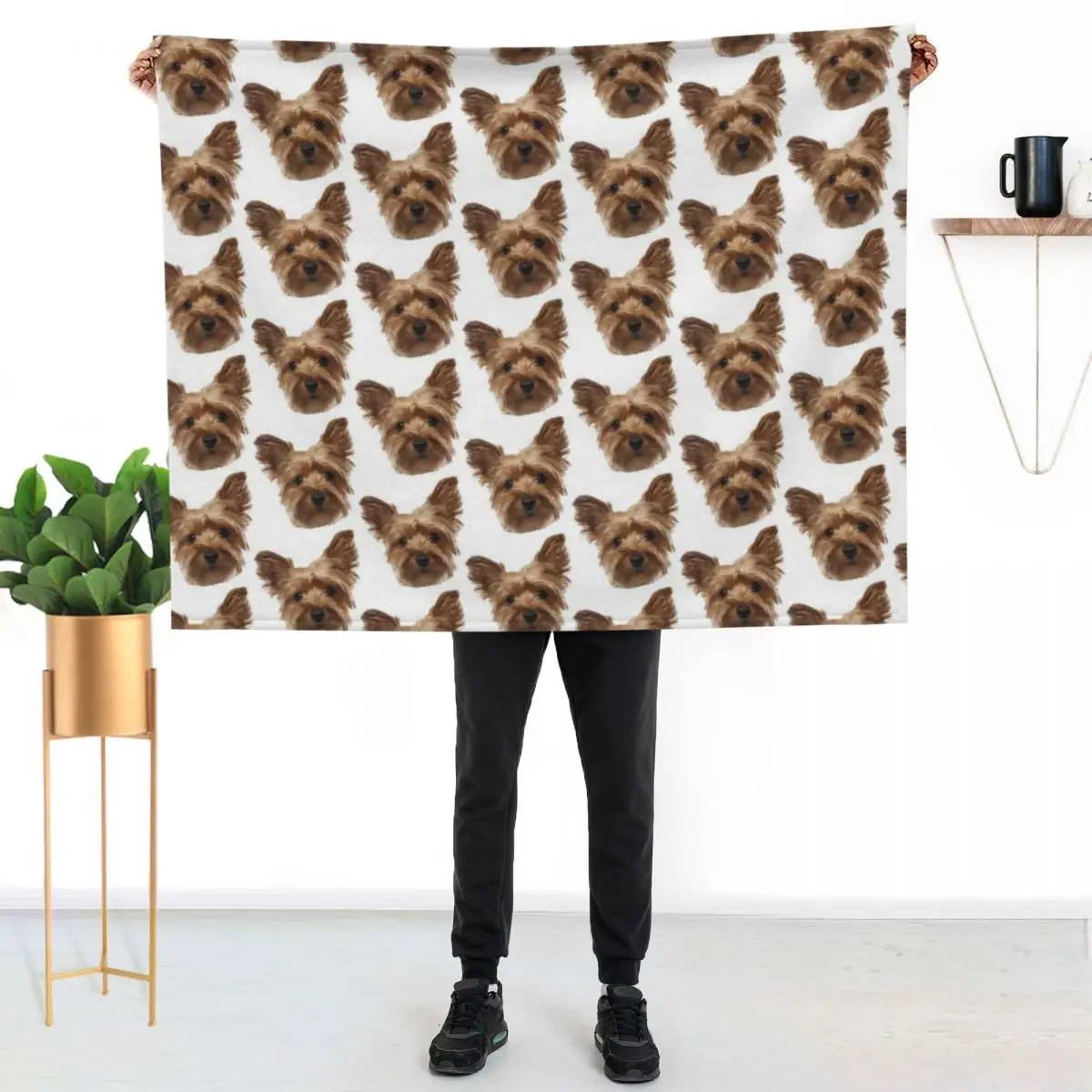 Yorkshire Terrier Throw Blanket Luxury Throw Blankets For Baby Bed linens Luxury Designer Furry Thermals For Travel Blankets