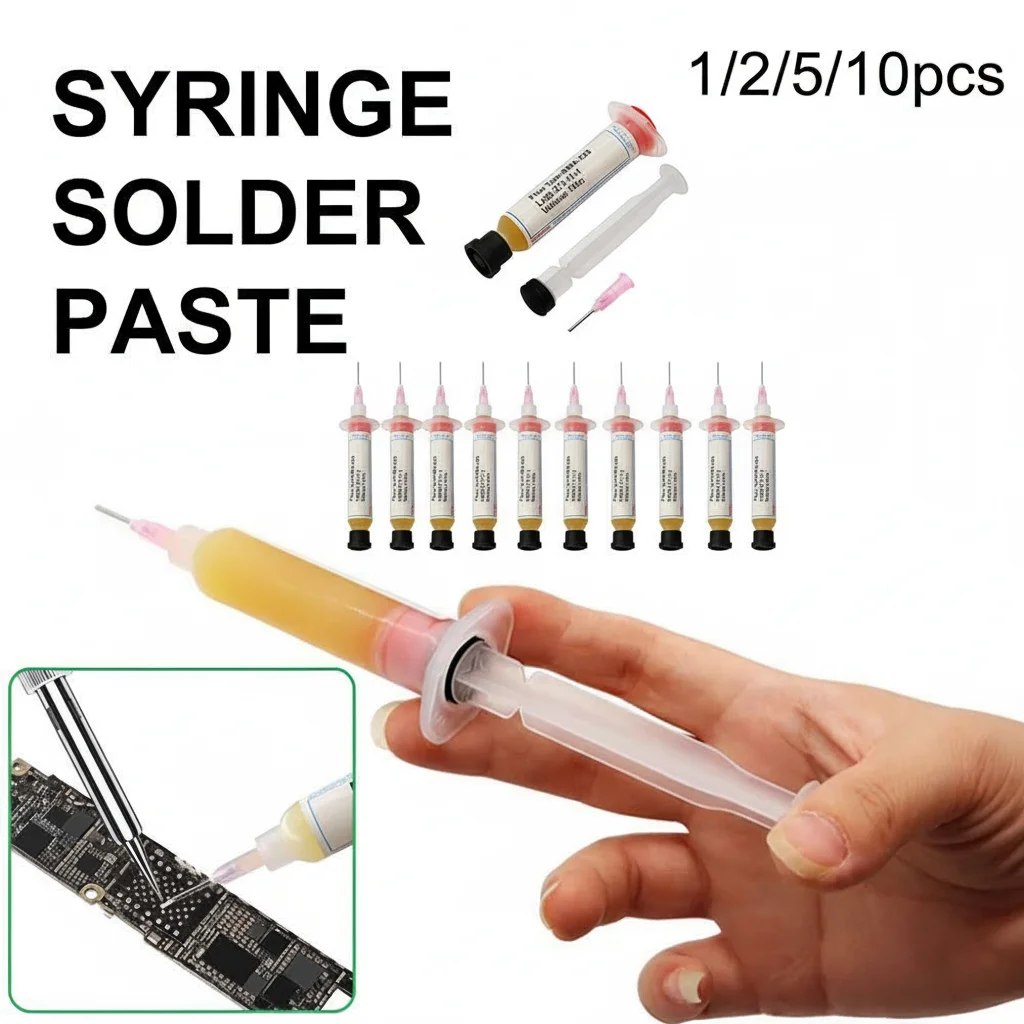 Flussmittel zum Löten, Lötpaste, RMA223, RMA-223, 10CC, Fett, für Computerchips, Handys, LED, BGA, SMD, PGA, PCB-Reparaturwerkzeuge