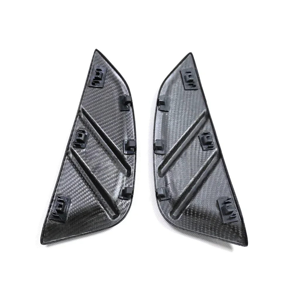 Side Fender Air Vent Trim For BMW 4 Series G80 2021-2022 M3 Carbon Fiber Car Body Kit Duct Cover Outlet Flow Splitter Canard Fin