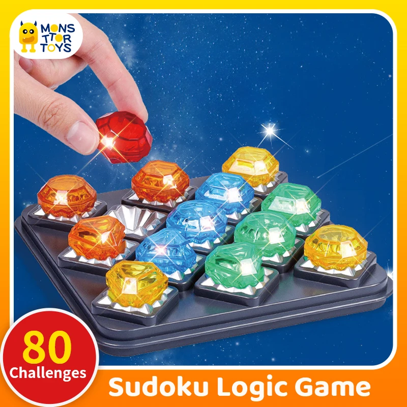 Children Education Learning Toys Diamond Exploration Sudoku Games 80 Challenges Puzzle Board Game Logic Thinking Training Game