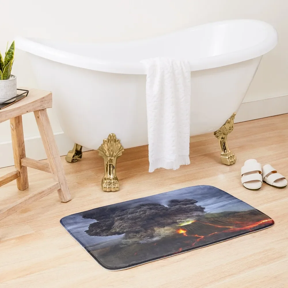 

Volcano erupting Bath Mat Rugs Baths Rugs Living Room Mat