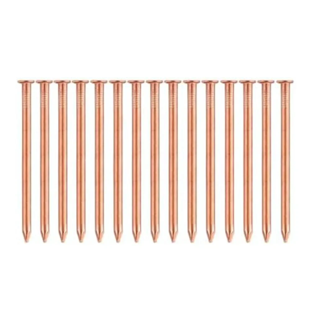 15pcs 2inch Copper Nails Tree Killer Nails Copper Tree Stump Killer For Killing Trees Stump Root Stump Removal Spikes Hardware