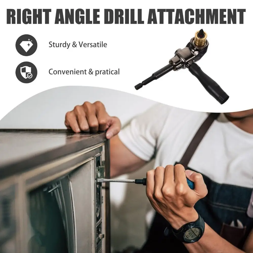 

90 Degree Rotation Electric Drill Corner Device Quick Change Holder Flexible Bit Holder Electric Drill Driver Extension Rod