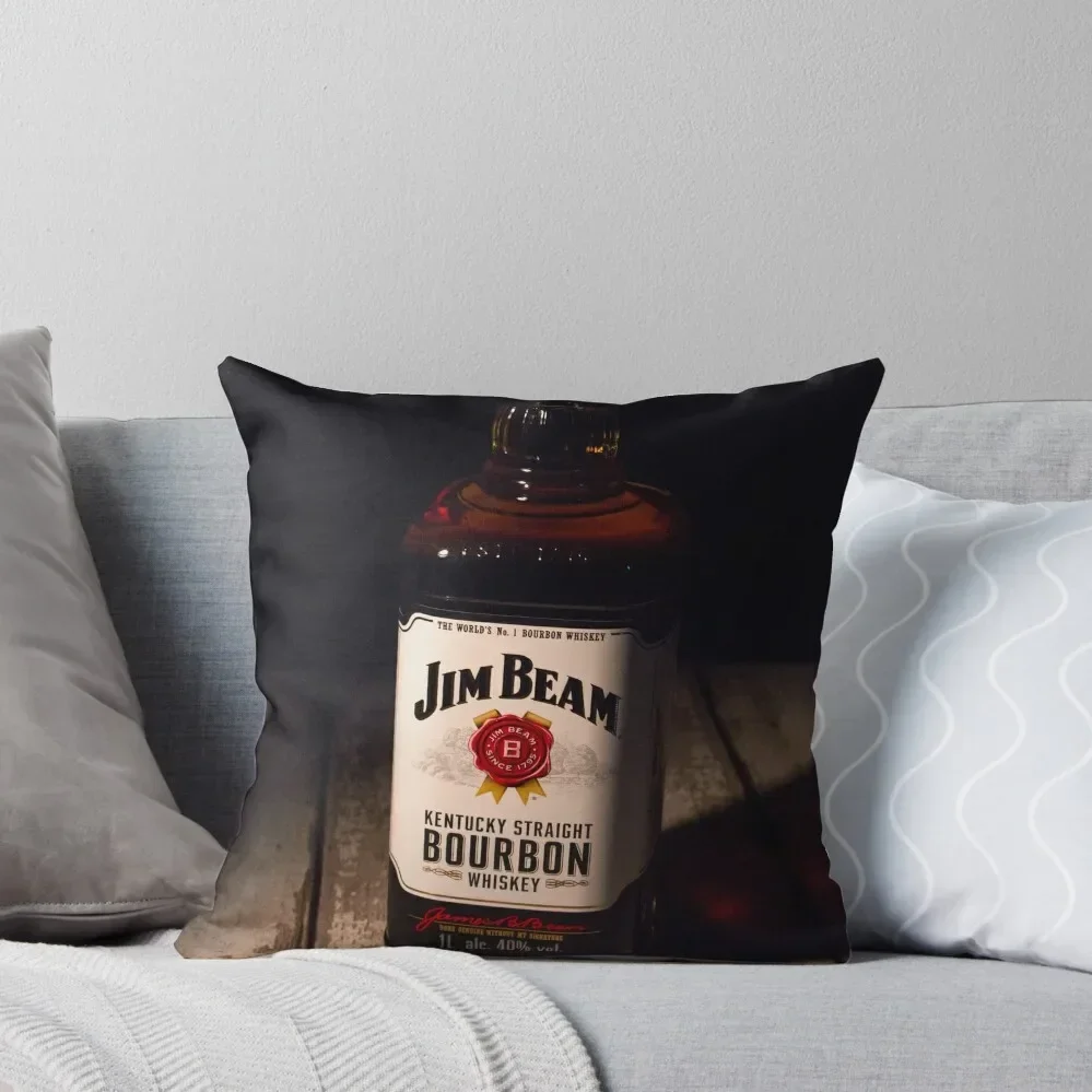 Jim Beam Bourbon Throw Pillow Luxury Pillow Case Pillow Cases christmas ornaments 2024