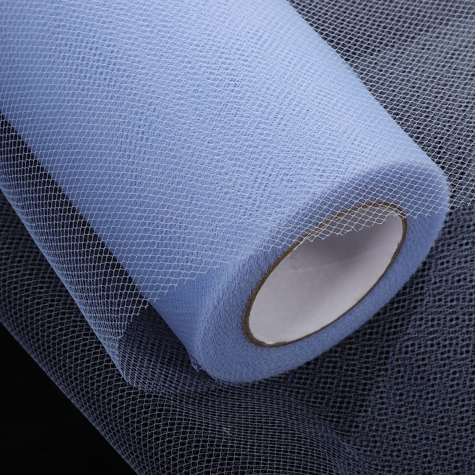 

5pcs 6 Inches 25 Yards Tulle Rolls Yellow Pink Fluorescent Rosy Violet For Wedding Party Decor Diy Craft Sewing Gift Wrapping