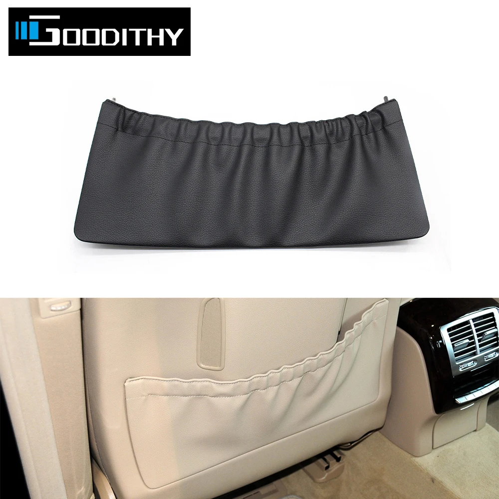 

Interior Car Left Right Seat Backrest Leather Storage Pack Cover For Mercedes Benz S CL Class W221 W216 S300 S350 S400 S500