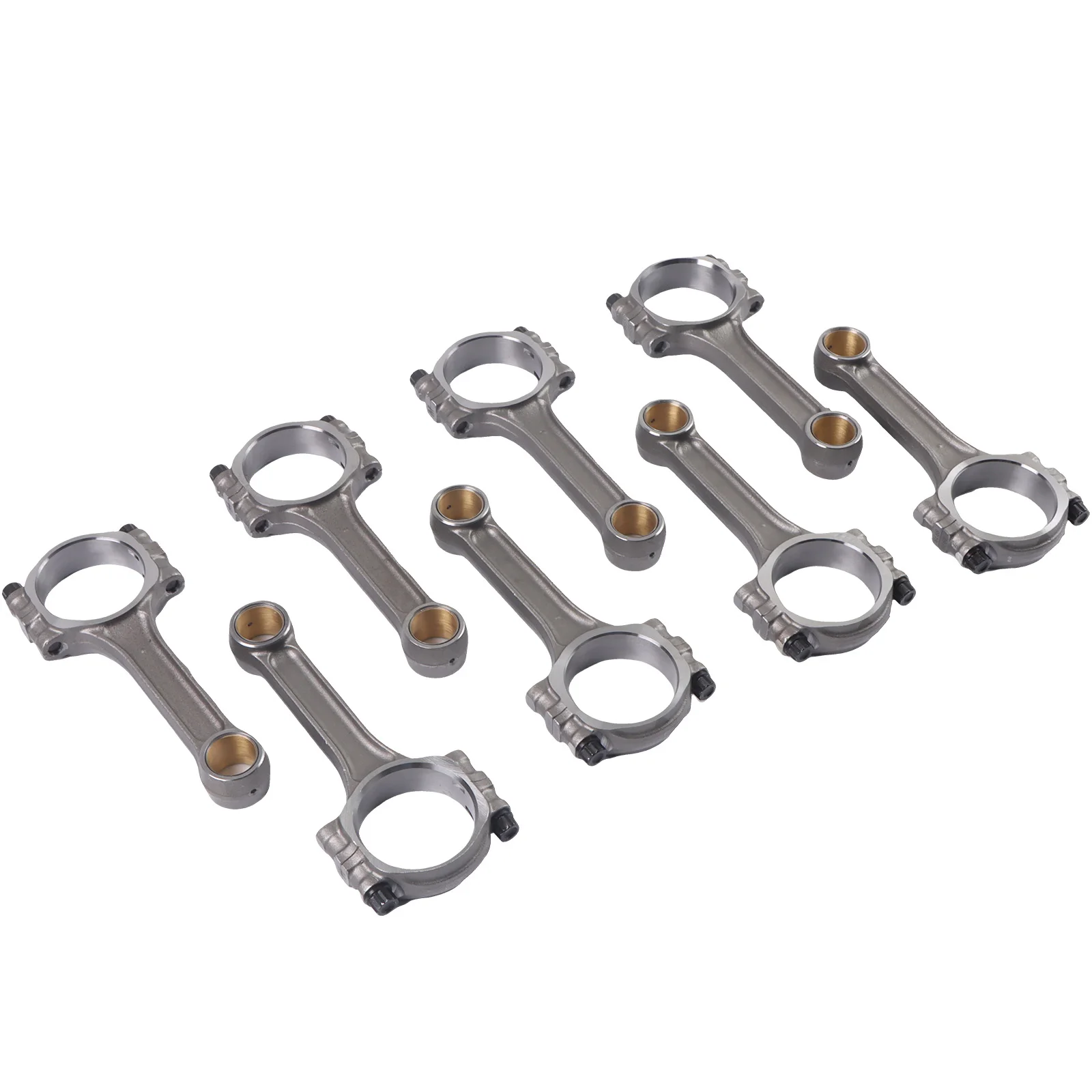 1Set Engine Connecting Rods Fit For Chevy SBC 350 I Beam 5.700