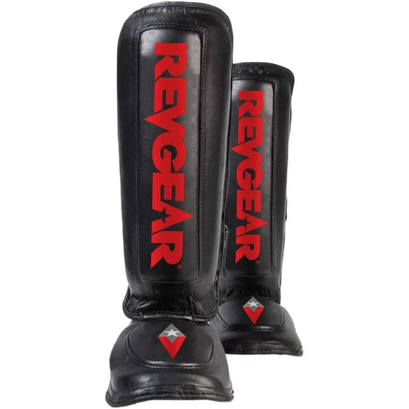 

Revgear Defender Gel Heavy Hitter Shin Guards Gel Padding Extra Comfortable Pre-Curved Extra Cushion Great Fit,Small