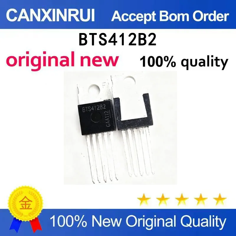 

(5-100 PCS) Brand new original BTS412B2 TO-263 patch power switch chip IC in stock