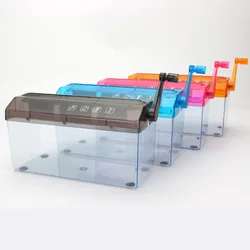 A4 Paper Shredder Desktop Strip Small Hand Paper Shredder Machine Confidentiality of Office Documents trituradora de papel