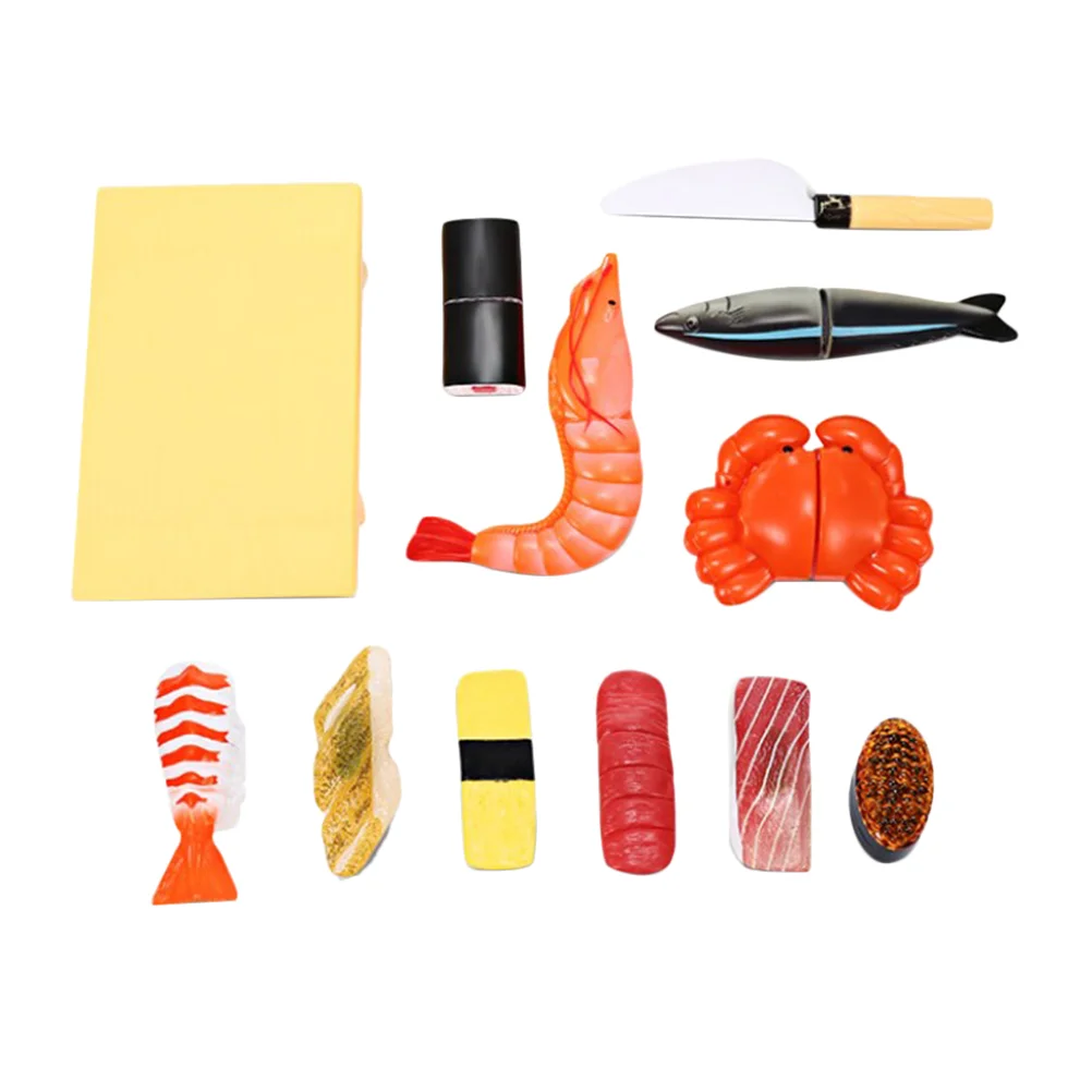 Cartoon Simulation Toy Plastic Japanese Sushi DIY Kitchen Smart Toy Suitable for Kid Children Gifts Hand-made Tools