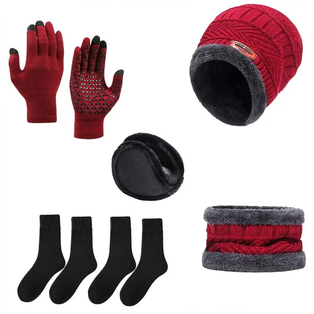 winter-warmth-kit-knit-hat-scarf-non-slip-touch-screen-gloves-socks-unisex-thick-thermal-apparel-for-cold-season-daily