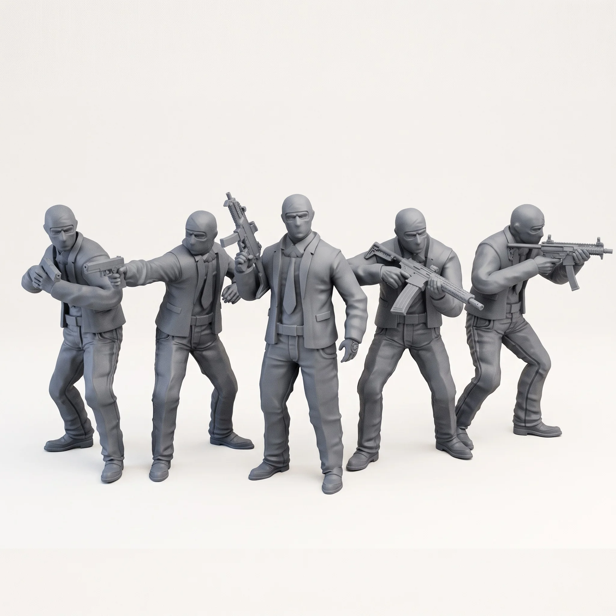 1/35 1/32 Scale Military Resin Model Unpainted 5pcs CONTINENTAL GUARDS