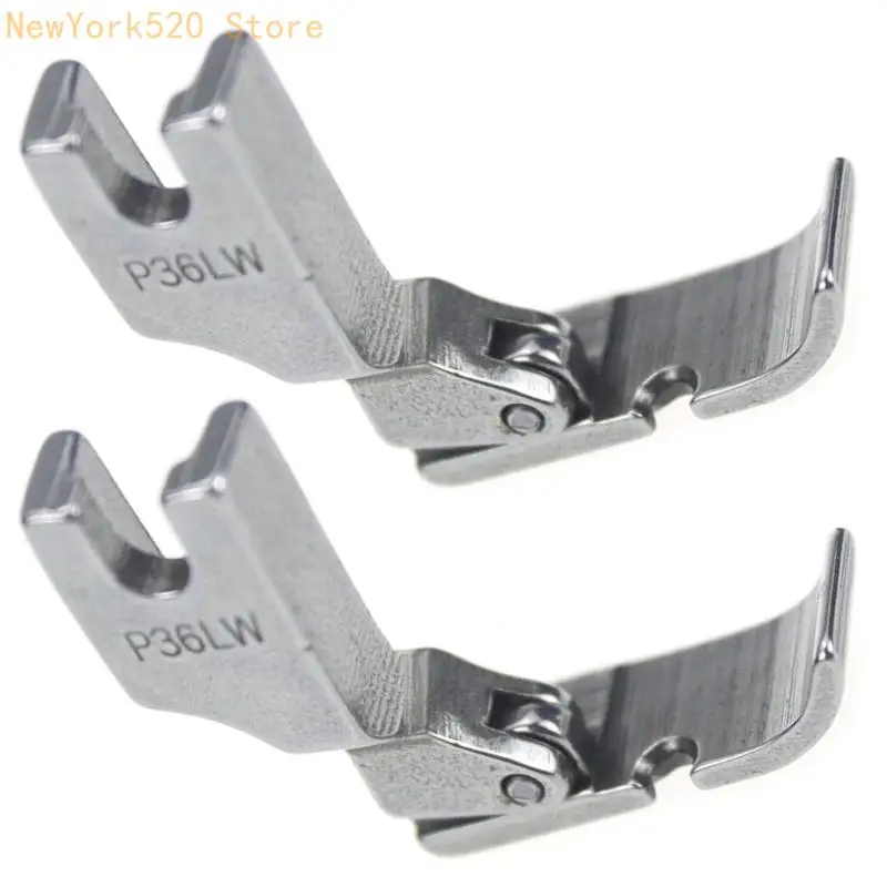 2Pcs Alloy Steel Flatbed Presser Foot Single Side Presser for Sewing Machine N84C