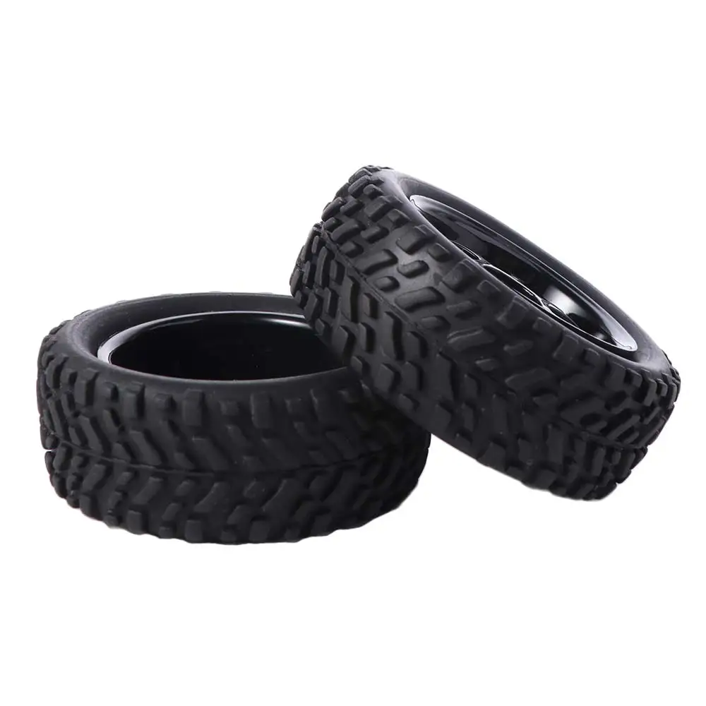 144001 124018 Ruota per auto RC 124019 MN90 Rally in gomma 75mm Pneumatici Pneumatici per ruote Esagonali Cerchione per auto da arrampicata fuoristrada per MN99S