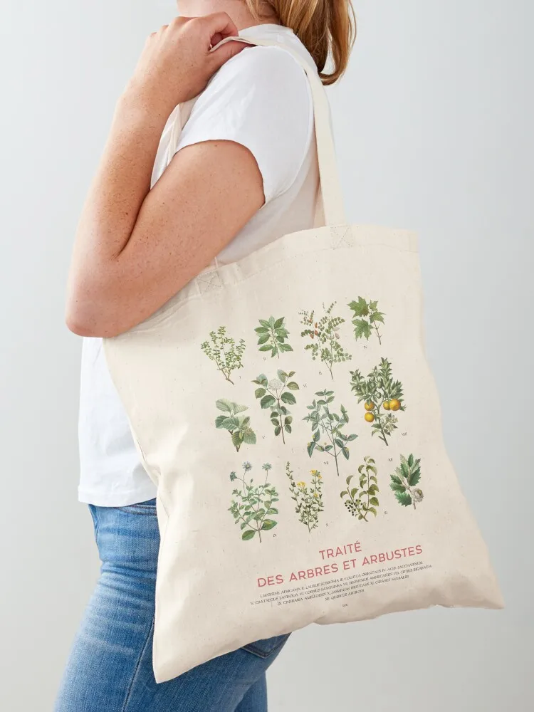 

Trees and Shrubs chart Tote Bag reusable grocery bags canvas bags shopper bag woman Women's shopping bag