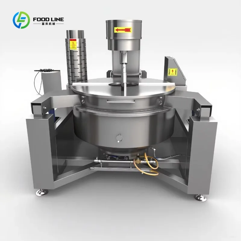 Commercial Planetary Mixer-Cooker Industrial Cooking Pot for Beef Paste Custom
