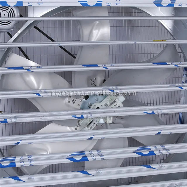 Extractor de aire industrial push-pull con volumen de aire, ganado de acero inoxidable de 1380mm, grande