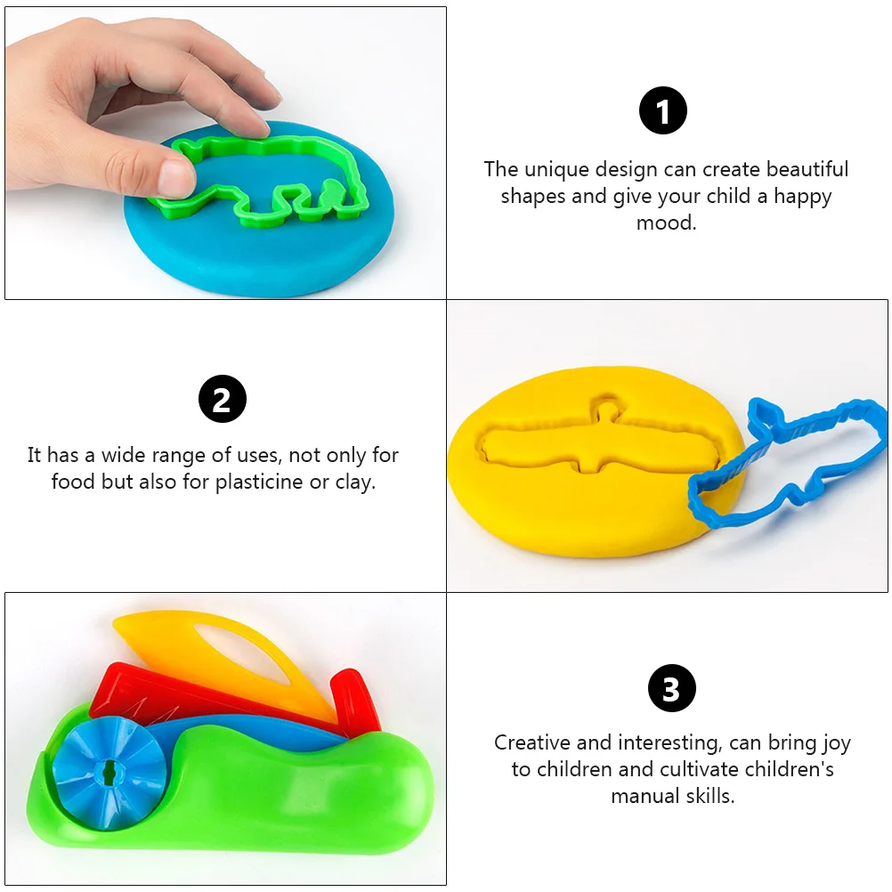 20Pcs Kinder DIY Mold Kit Cartoon Plastilin Keks Backen Werkzeuge Kreative Ton Cookie Cutter Set Kinder Kinder DIY Formen