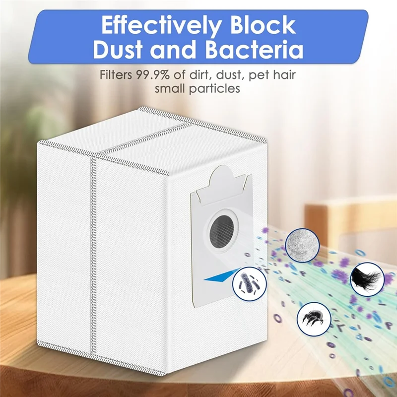 

【ABODE】For ECOVACS DEEBOT X5 Omni/X5 Pro Omni Vacuum Accessories Including Main Brush Side Brush Hepa Filter Mop Pads Dust Bags