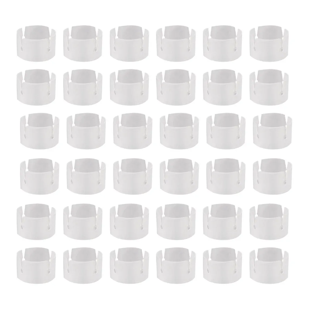 144 pcs Balloon Arch Connectors Clips – White Ring Ties for DIY Balloon Decor