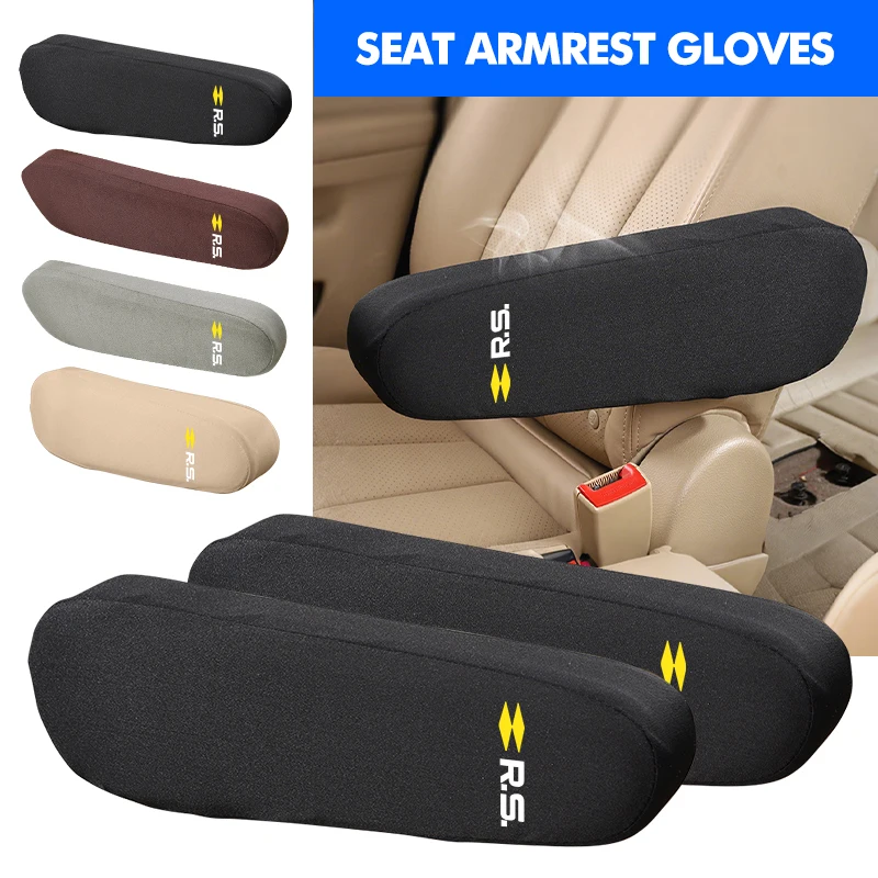 

For Renault New Elastic Cloth Wear-resistant Full Cover Car Rrmrest Covers RS Clio Scenic Logan Megane Koleos Sandero Safrane