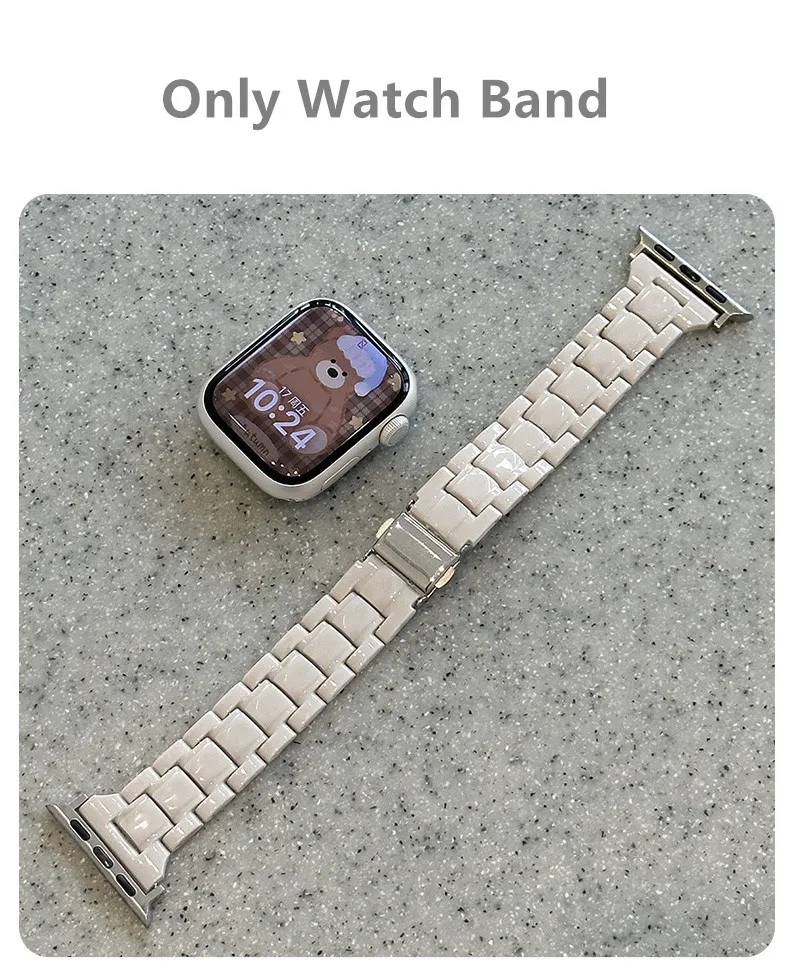 Candy Strap For Apple Watch Band 44mm 40 41 45 38 46 42mm Correa Fashion Bracelet iWatch series 10 9 8 7 SE 6 5 4 3 Ultra 2 49mm image 6