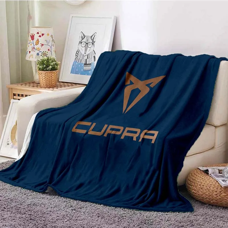 qp trendy brand icon printed soft blanket mantas para sofa decorativa  cobijas para cama  throw blanket  picnic blanket