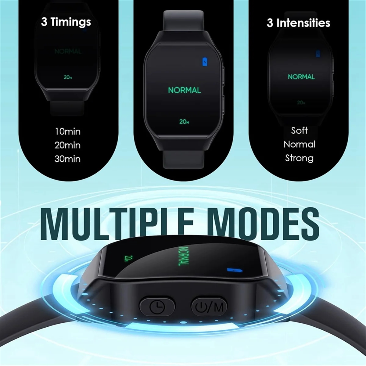 X11AA Electric EMS Sleep Aid Watch,Motion Sickness Bands Relieve Nausea Stress, Motion Sickness Bracelets Improve Sleep White