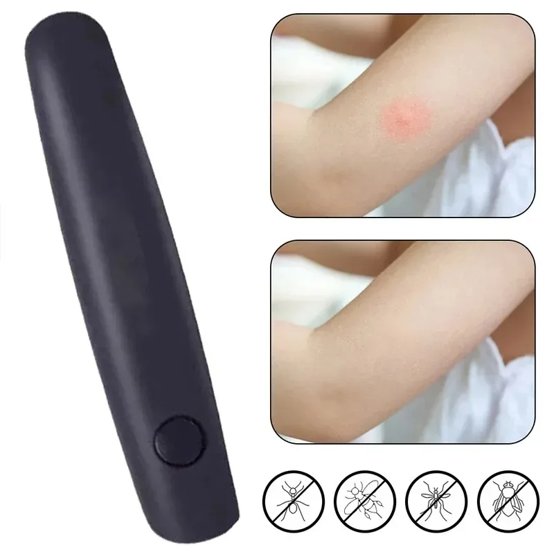 Portable Rechargeable Natural Heat Mosquito Insect Bug Bite Itch Relief Pen for Adult Children