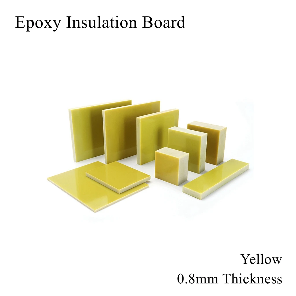 0.8mm Yellow 3240 Epoxy Resin Insulation Board High Temperature Resistant Fiberglass FR4 Fiber Glass Template Fiberboard Sheet