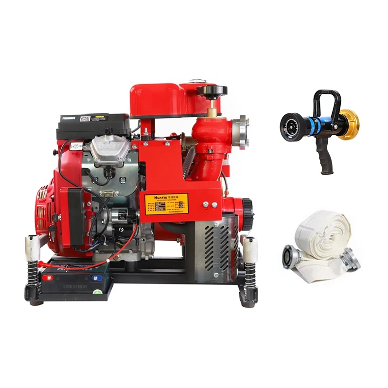 High pressure portable fire fighting water pump with Japanese gasoline engine