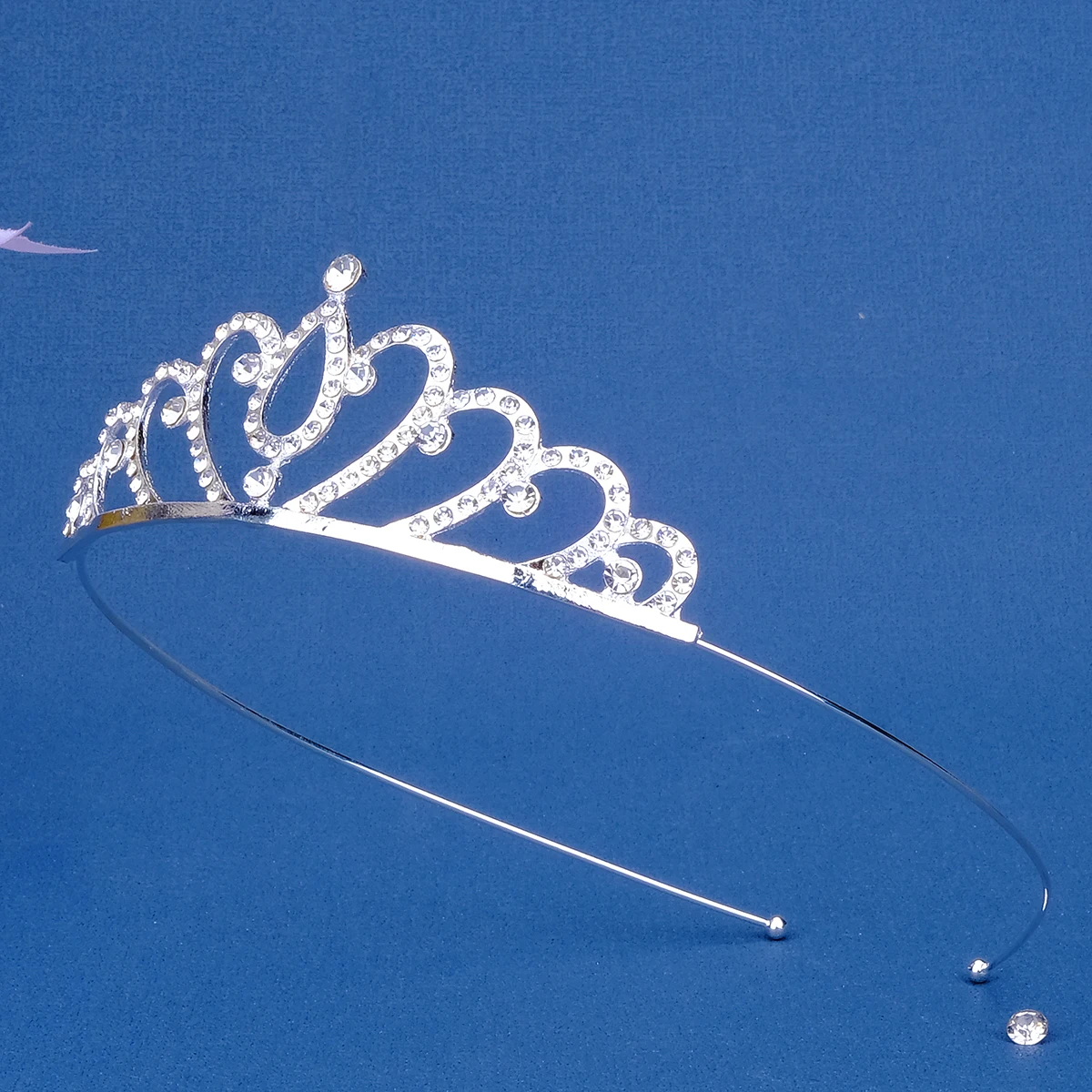 Children Crown Hair Comb Korean Girl Headwear Crystal Hair Band Princess Party Tiara Mother and Daughter Parent-Child Crown image 5