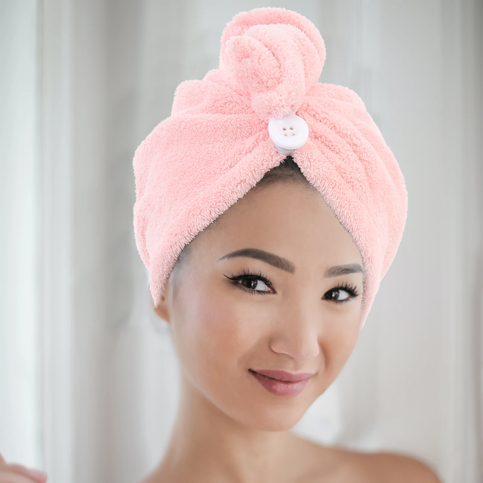 

3pcs Hair Towel Quick Dry Wrap Absorbent Hair drying Caps Women Shower Towel Fast Wrapping Hat Gentle Portable Travel