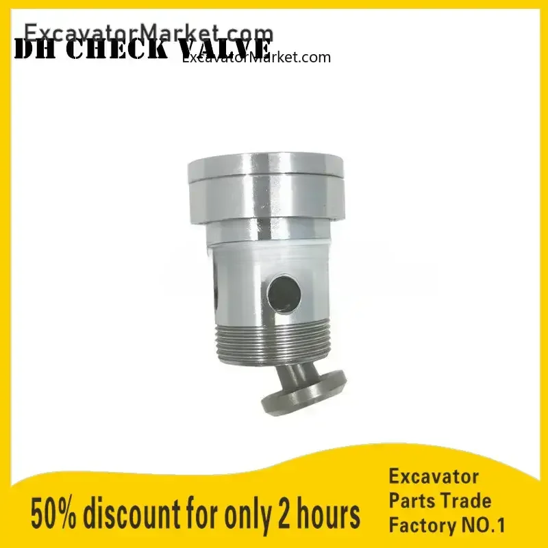 ForDoosan Daewoo DH200 215 220 225-7 7 oil return distribution check valve main and auxiliary gun relief valve partsForexcavator