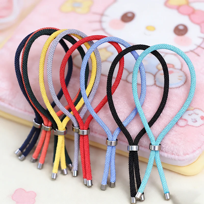 

Stylish Multicolor Available Unisex Bracelet Apparel Accessories Stainless Steel Chain Adjustable String Couple Friends Jewelry