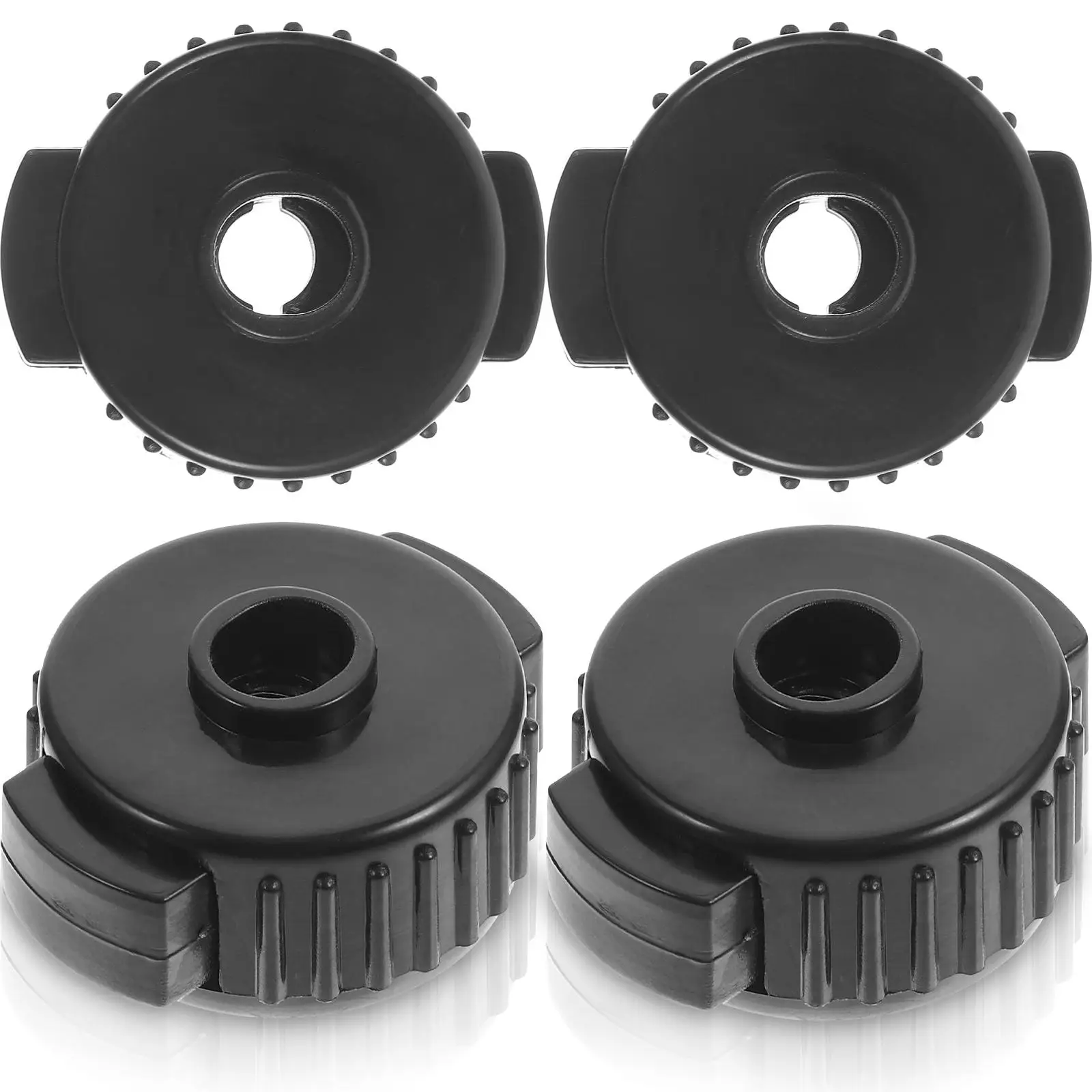 

4pcs Quick Release Cymbal Nuts Durable Plastic Drum Kit Replacement Compact Light Save Time Easy Install Removal Avoid Rattle