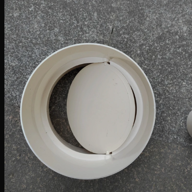 Suitable for Pvc Round Pipeline Check Valve Range Hood  Flue Anti-backflow One-way Odor Preventer
